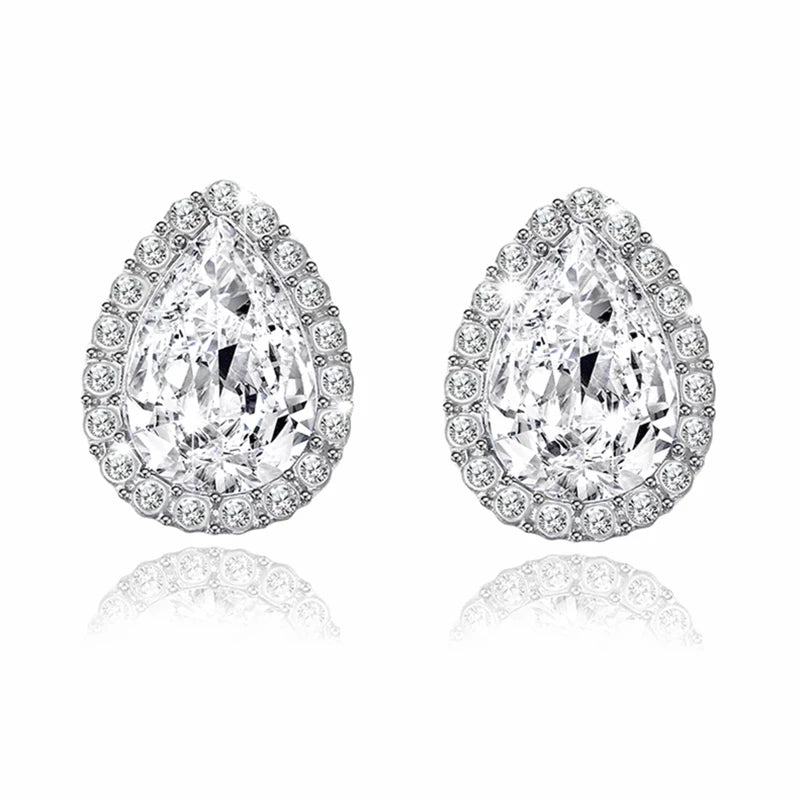 2 in One Rhinestone Earrings