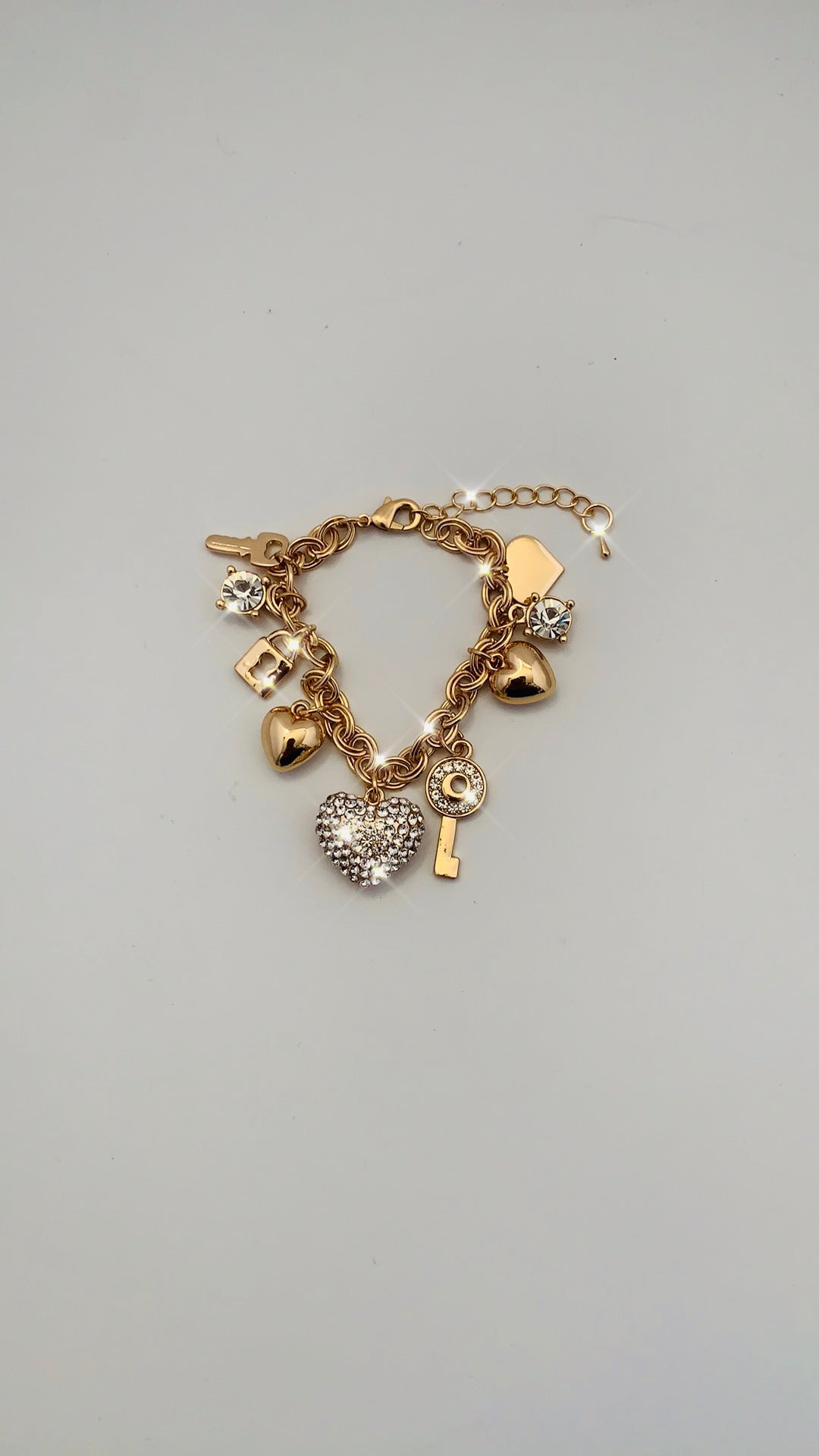 Heart Charm Bracelet